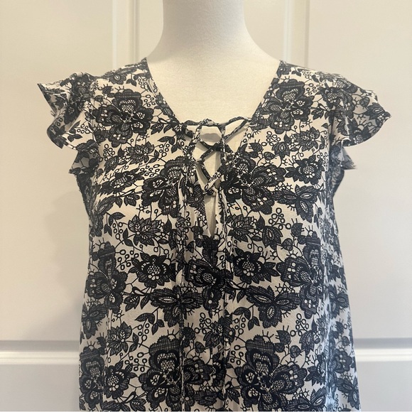 SCOOP NYC Boho Sleeveless Blouse XS - Picture 3 of 11